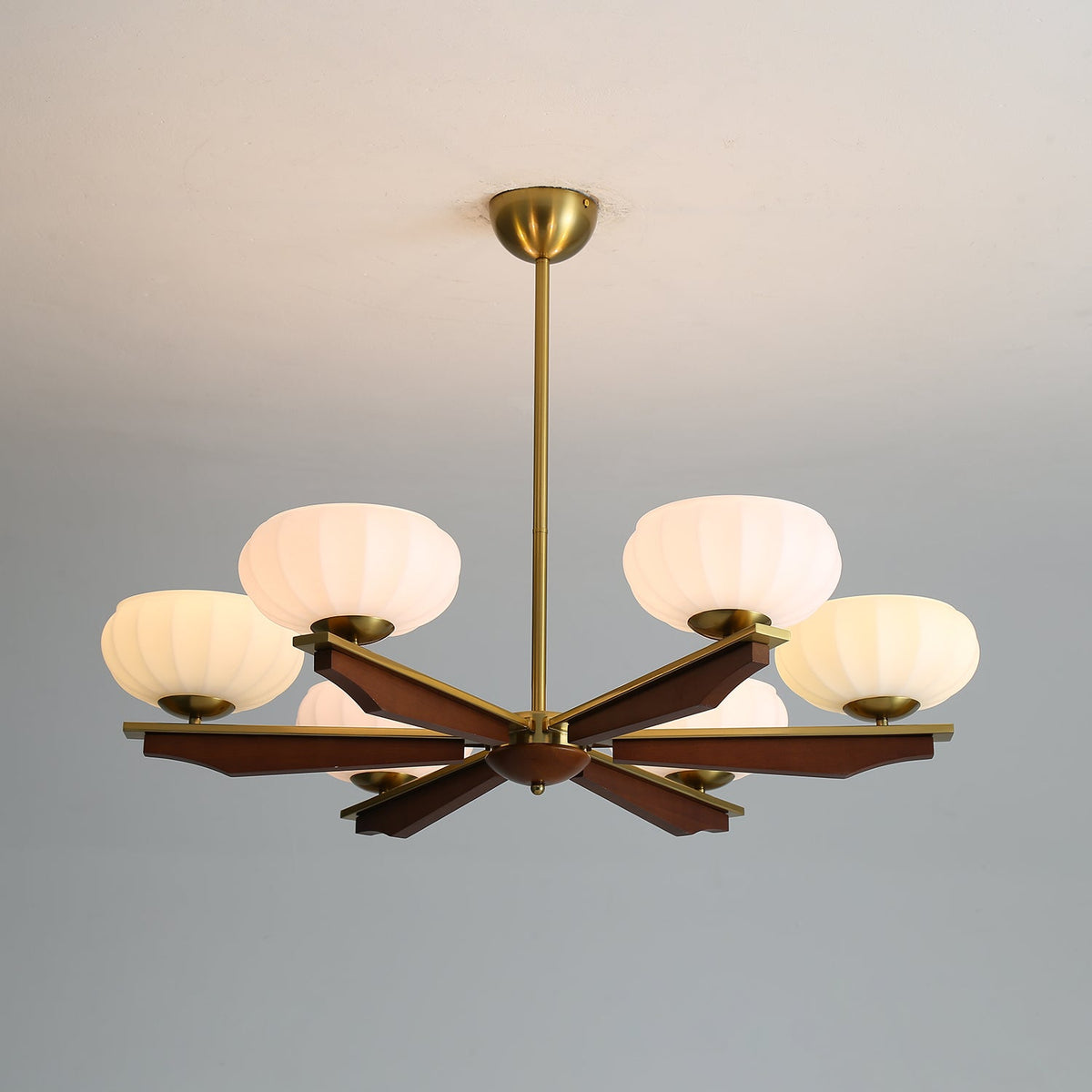 Uzoror Lustre Vintage Traditionnel Élégant en Bois - Neutralighting