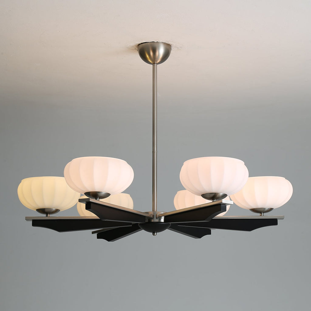 Uzoror Lustre Vintage Traditionnel Élégant en Bois - Neutralighting