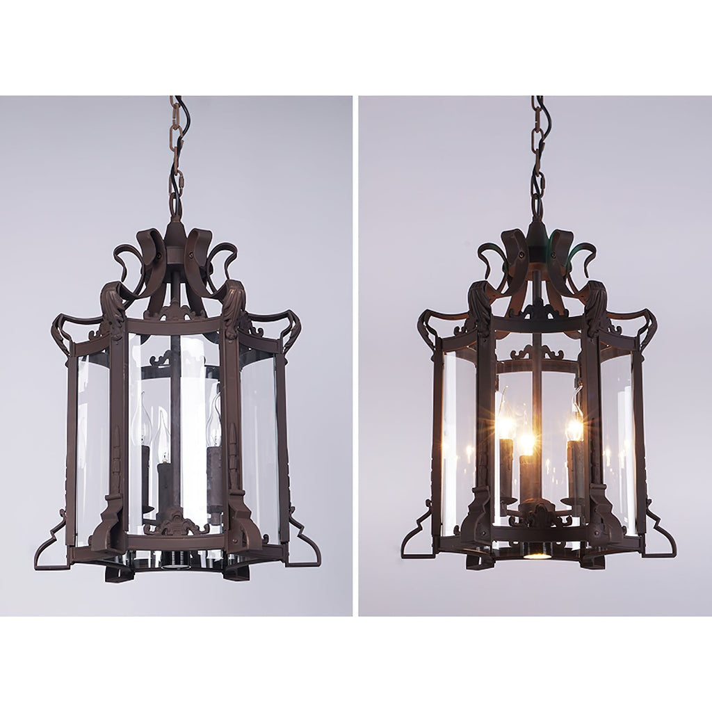 Venoryra Lustre Métal Rouillé Unique Vintage - Neutralighting