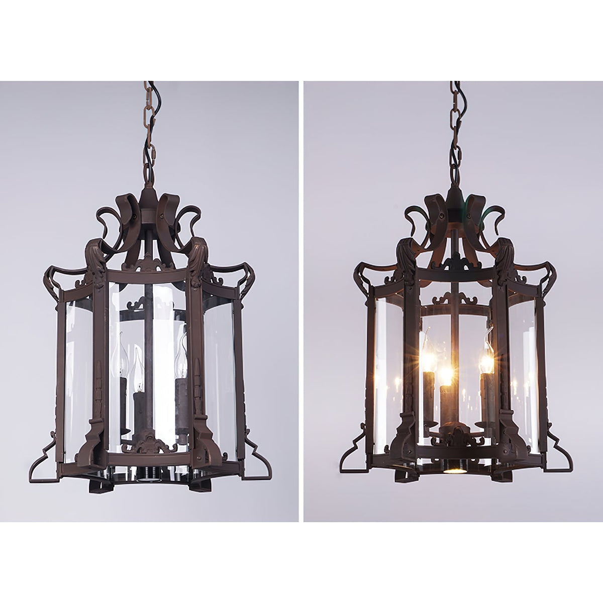 Venoryra Lustre Métal Rouillé Unique Vintage - Neutralighting