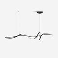 Aveline Suspension moderne LED Wave noire - Neutralighting