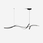 Aveline Suspension moderne LED Wave noire - Neutralighting