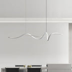 Aveline Suspension moderne LED Wave noire - Neutralighting