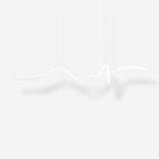 Aveline Suspension moderne LED Wave noire - Neutralighting