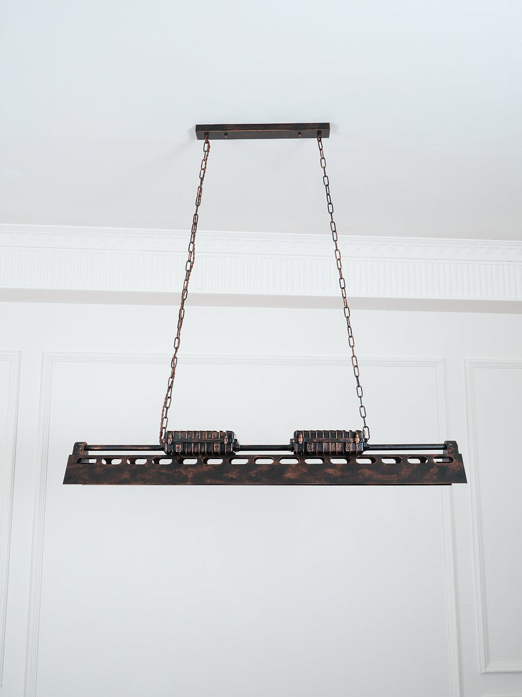 Lustra Chandelier Cadre Rectangulaire Industriel - Neutralighting