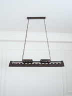 Lustra Chandelier Cadre Rectangulaire Industriel - Neutralighting