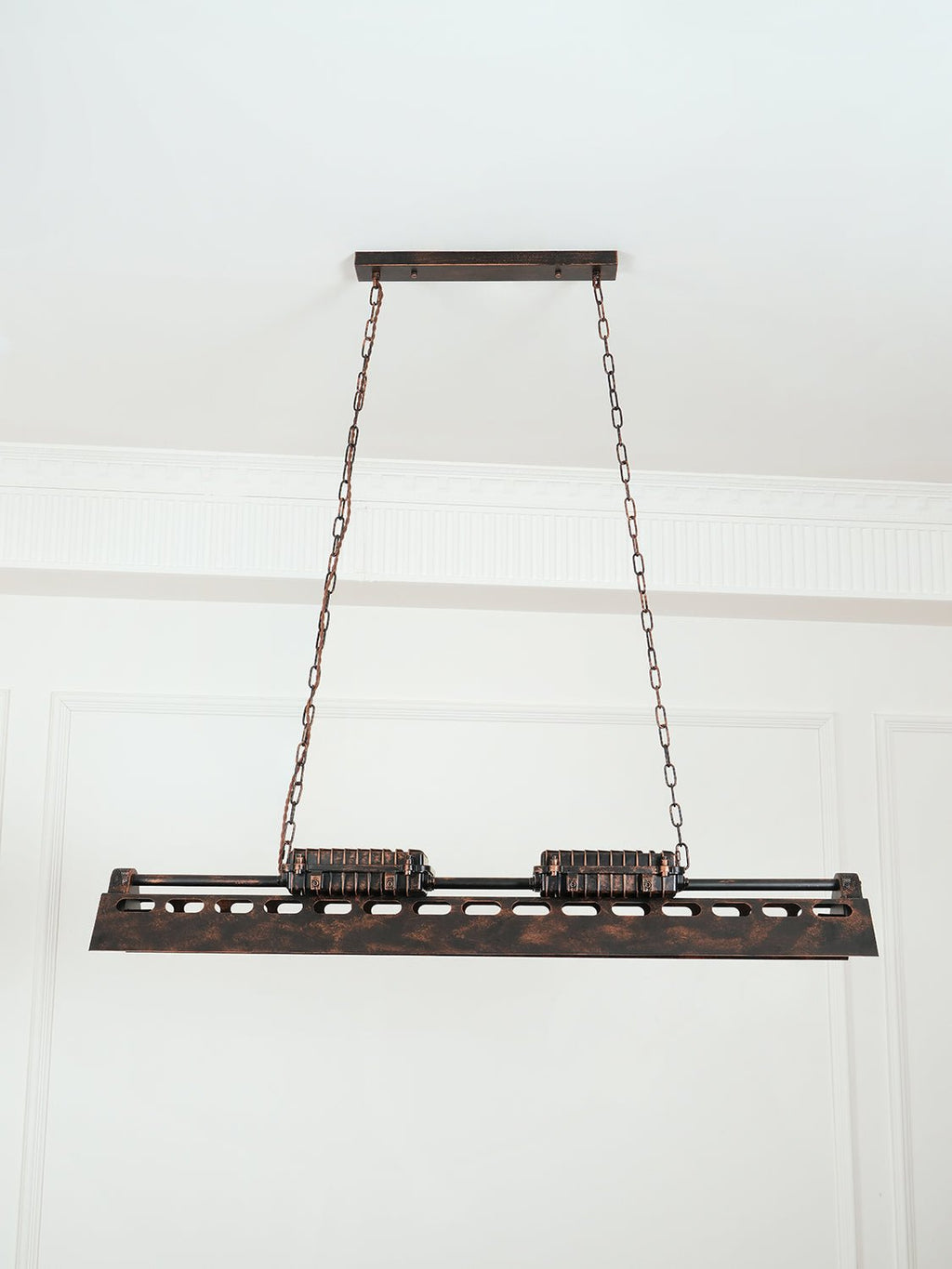 Lustra Chandelier Cadre Rectangulaire Industriel - Neutralighting