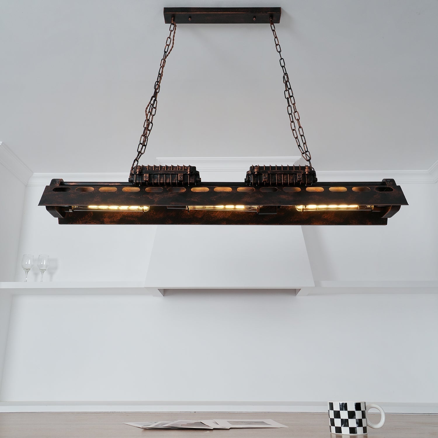 Noah Lustre Industriel Steampunk - Neutralighting