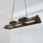 Lustra Chandelier Cadre Rectangulaire Industriel - Neutralighting