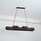 Lustra Chandelier Cadre Rectangulaire Industriel - Neutralighting