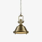 Solara Lampe Suspendue en Laiton Industrielle - Neutralighting