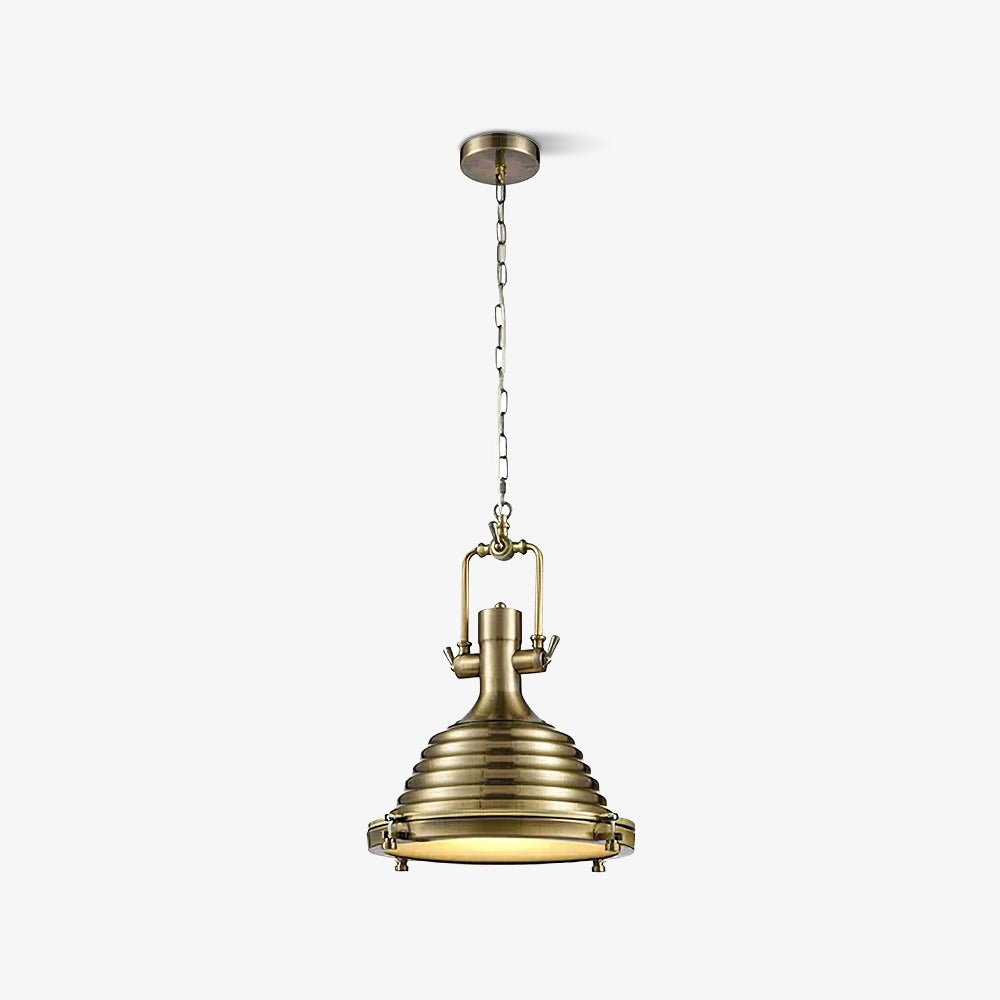 Solara Lampe Suspendue en Laiton Industrielle - Neutralighting