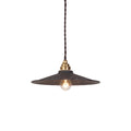 Zotheira Lampe Pendentive Métal Plat Industriel Vintage - Neutralighting
