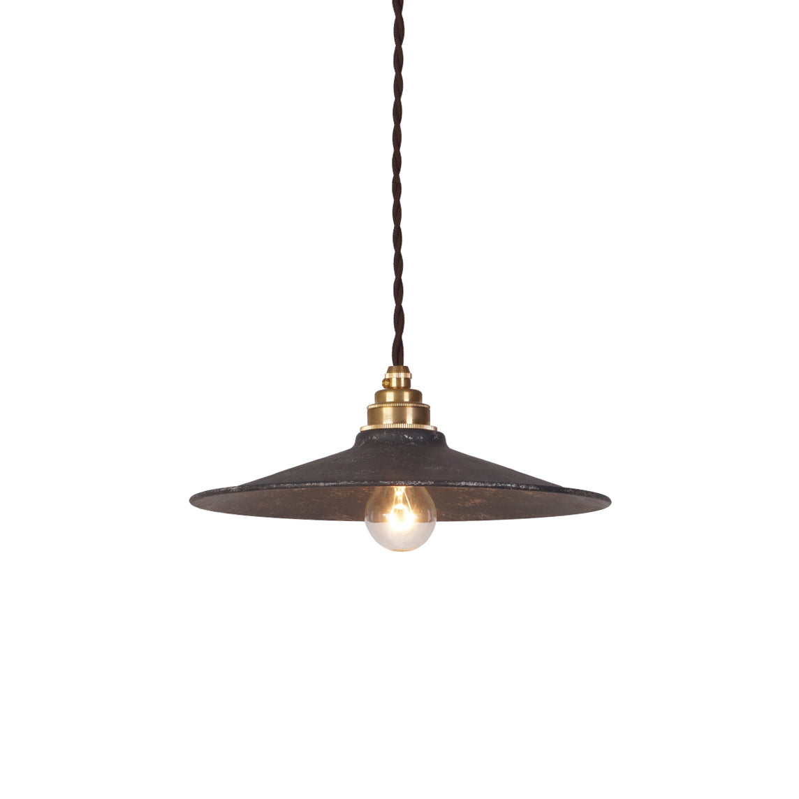 Zotheira Lampe Pendentive Métal Plat Industriel Vintage - Neutralighting