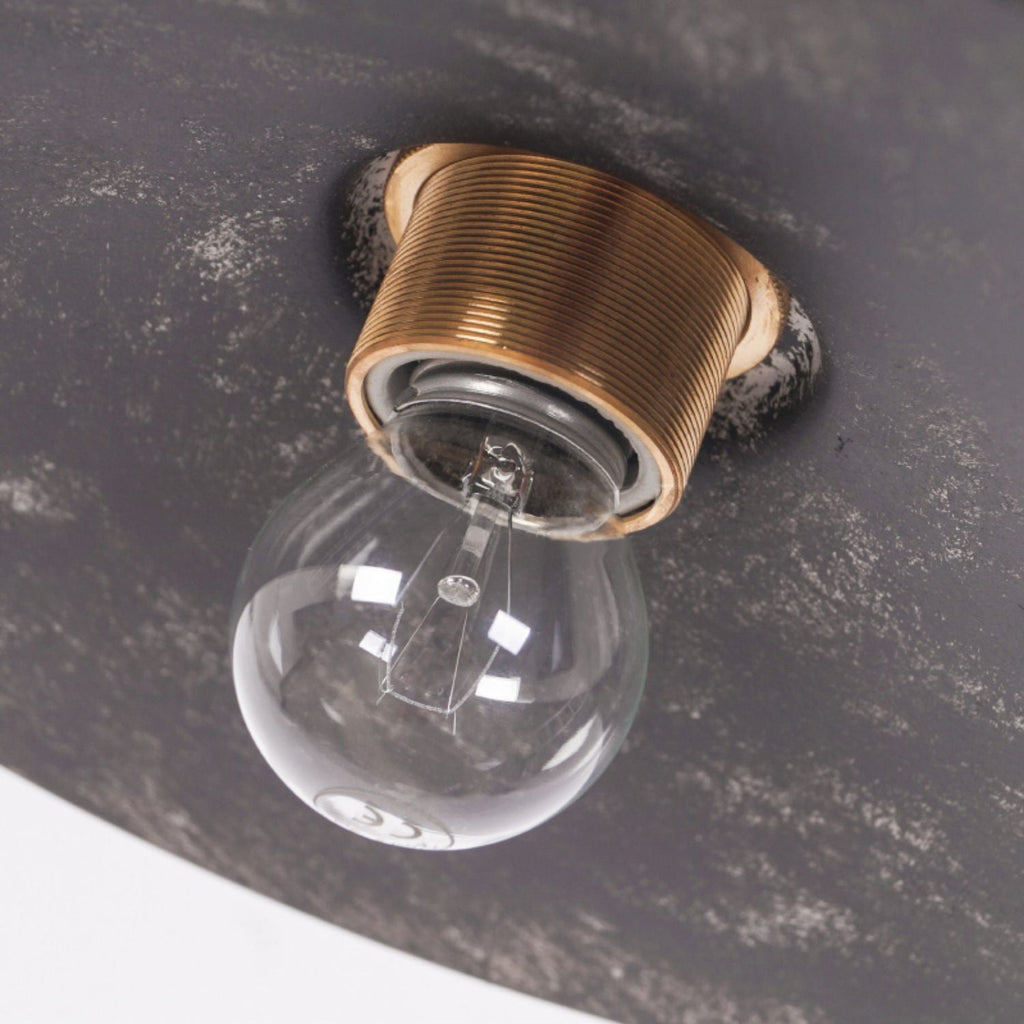 Zotheira Lampe Pendentive Métal Plat Industriel Vintage - Neutralighting