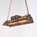Lustra Chandelier Cadre Rectangulaire Industriel - Neutralighting