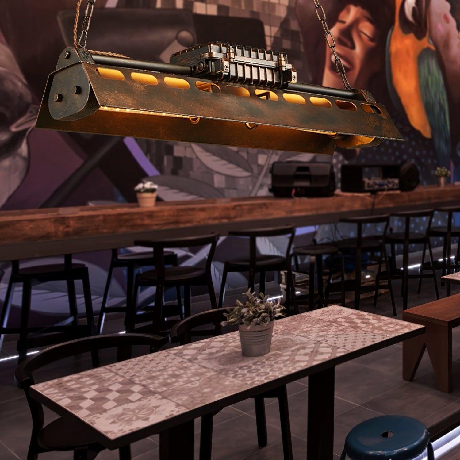 Noah Lustre Industriel Steampunk - Neutralighting