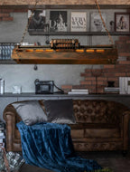 Lustra Chandelier Cadre Rectangulaire Industriel - Neutralighting