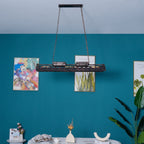 Lustra Chandelier Cadre Rectangulaire Industriel - Neutralighting