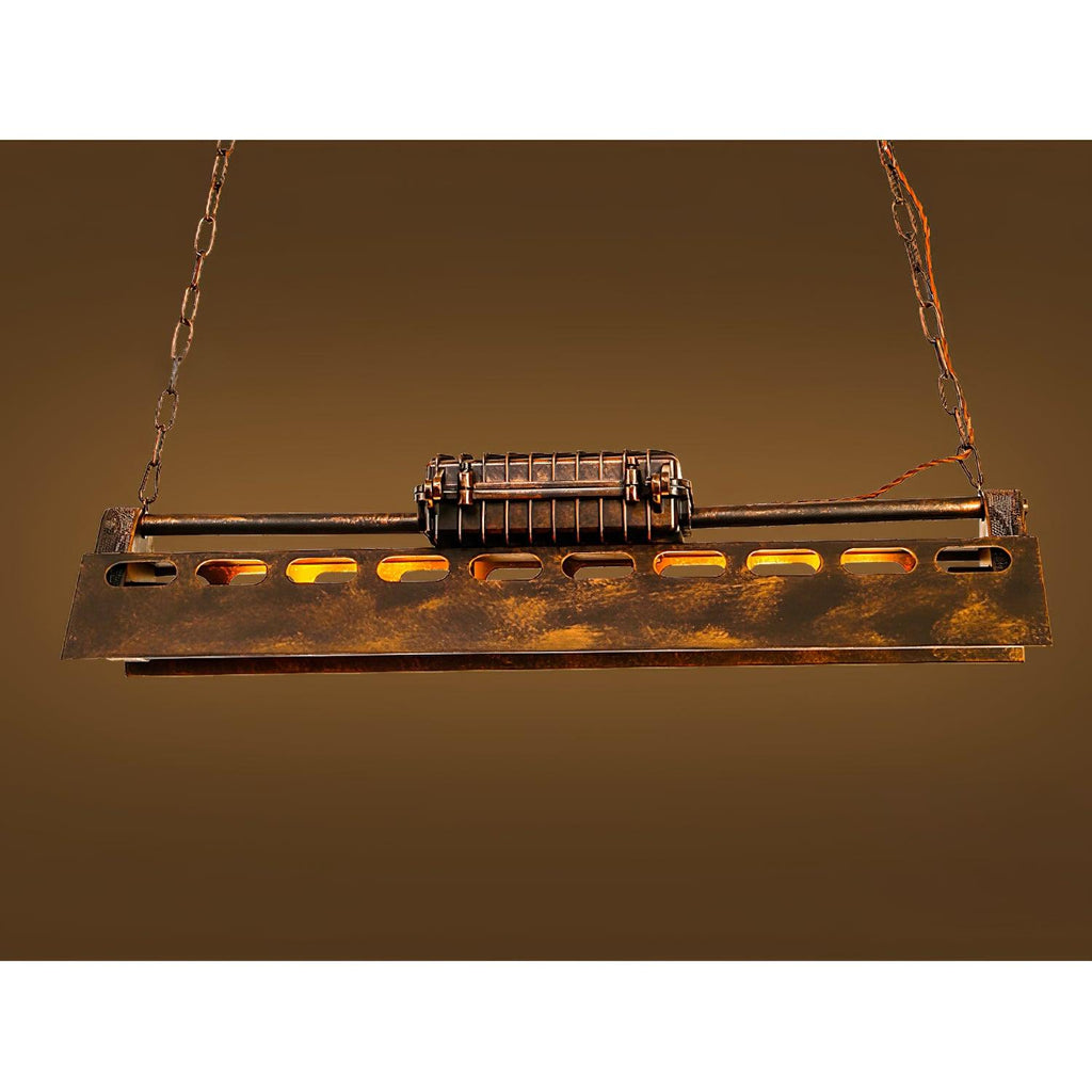 Lustra Chandelier Cadre Rectangulaire Industriel - Neutralighting