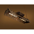 Lustra Chandelier Cadre Rectangulaire Industriel - Neutralighting