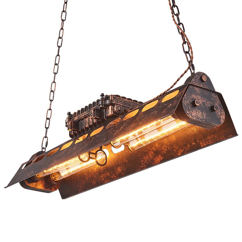 Lustra Chandelier Cadre Rectangulaire Industriel - Neutralighting