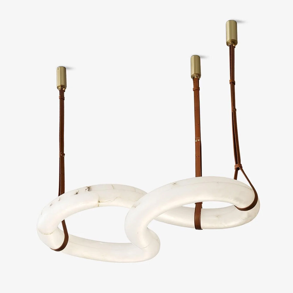 Luste Lampe Suspendue À Boucle Fermée en Albâtre - Neutralighting
