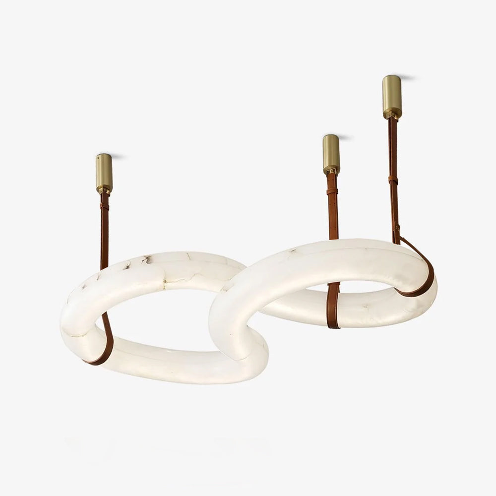 Luste Lampe Suspendue À Boucle Fermée en Albâtre - Neutralighting