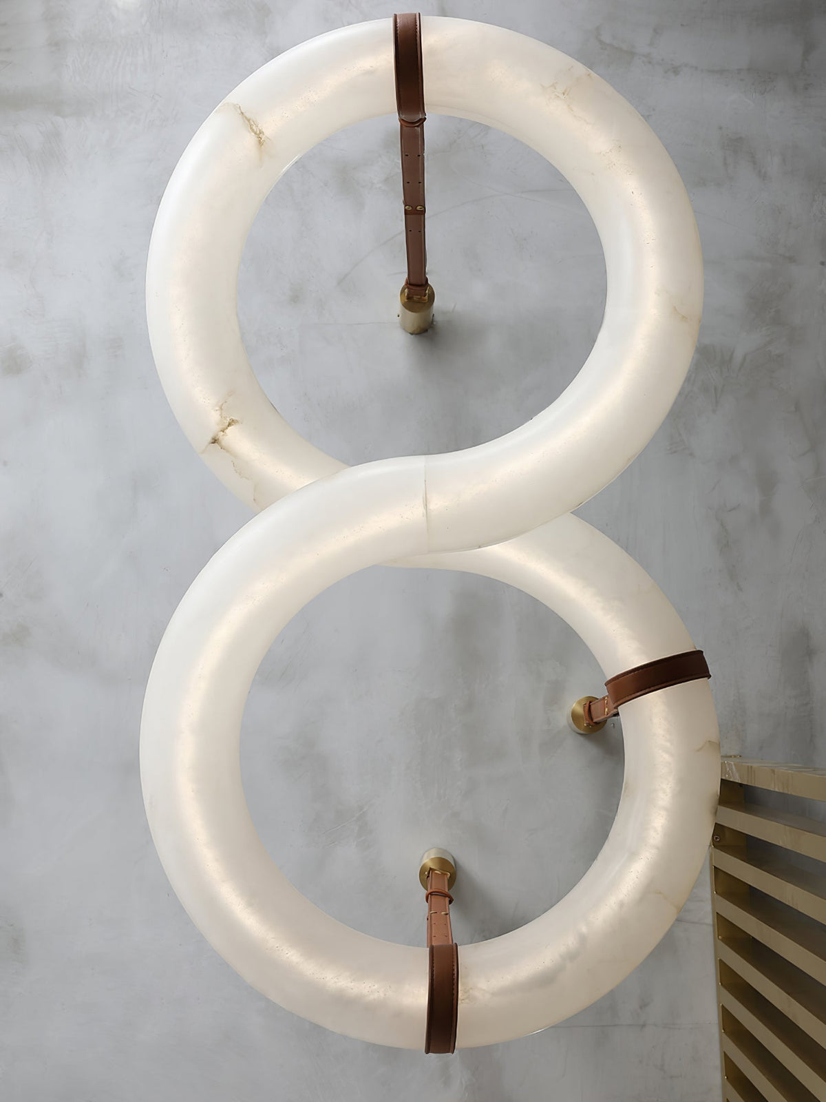 Althaen Lustre Albâtre Marron Luxe Postmoderne - Neutralighting