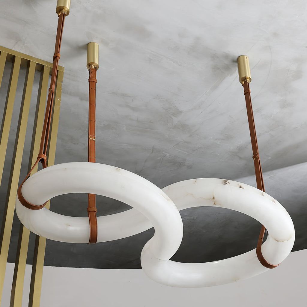 Althaen Lustre Albâtre Marron Luxe Postmoderne - Neutralighting