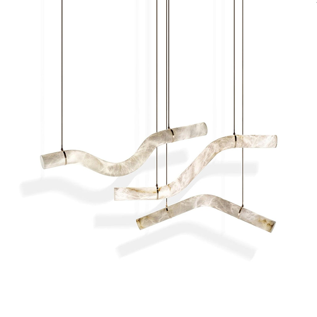 Luste Lampe Suspendue À Boucle Fermée en Albâtre - Neutralighting