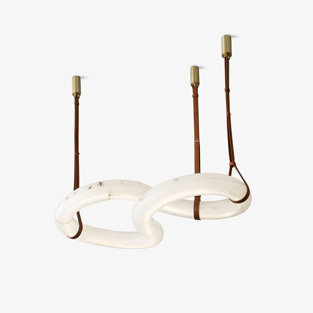 Luste Lampe Suspendue À Boucle Fermée en Albâtre - Neutralighting