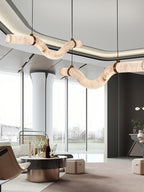 Utalyra Suspension en Albâtre Courbée - Neutralighting