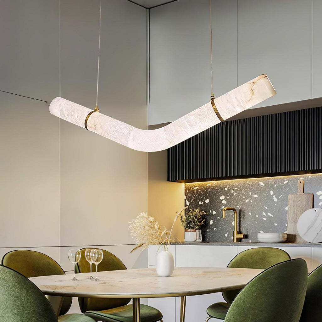 Luste Lampe Suspendue À Boucle Fermée en Albâtre - Neutralighting