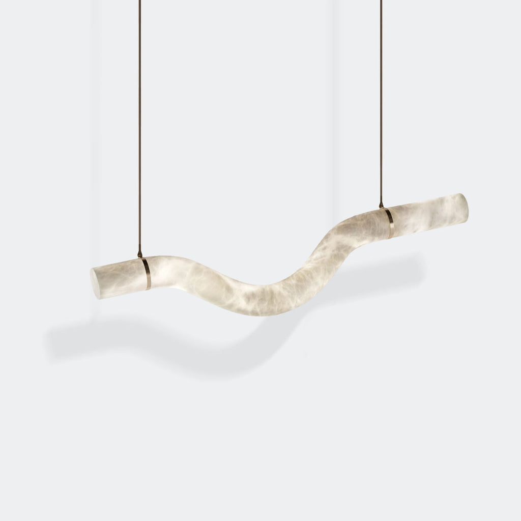 Luste Lampe Suspendue À Boucle Fermée en Albâtre - Neutralighting