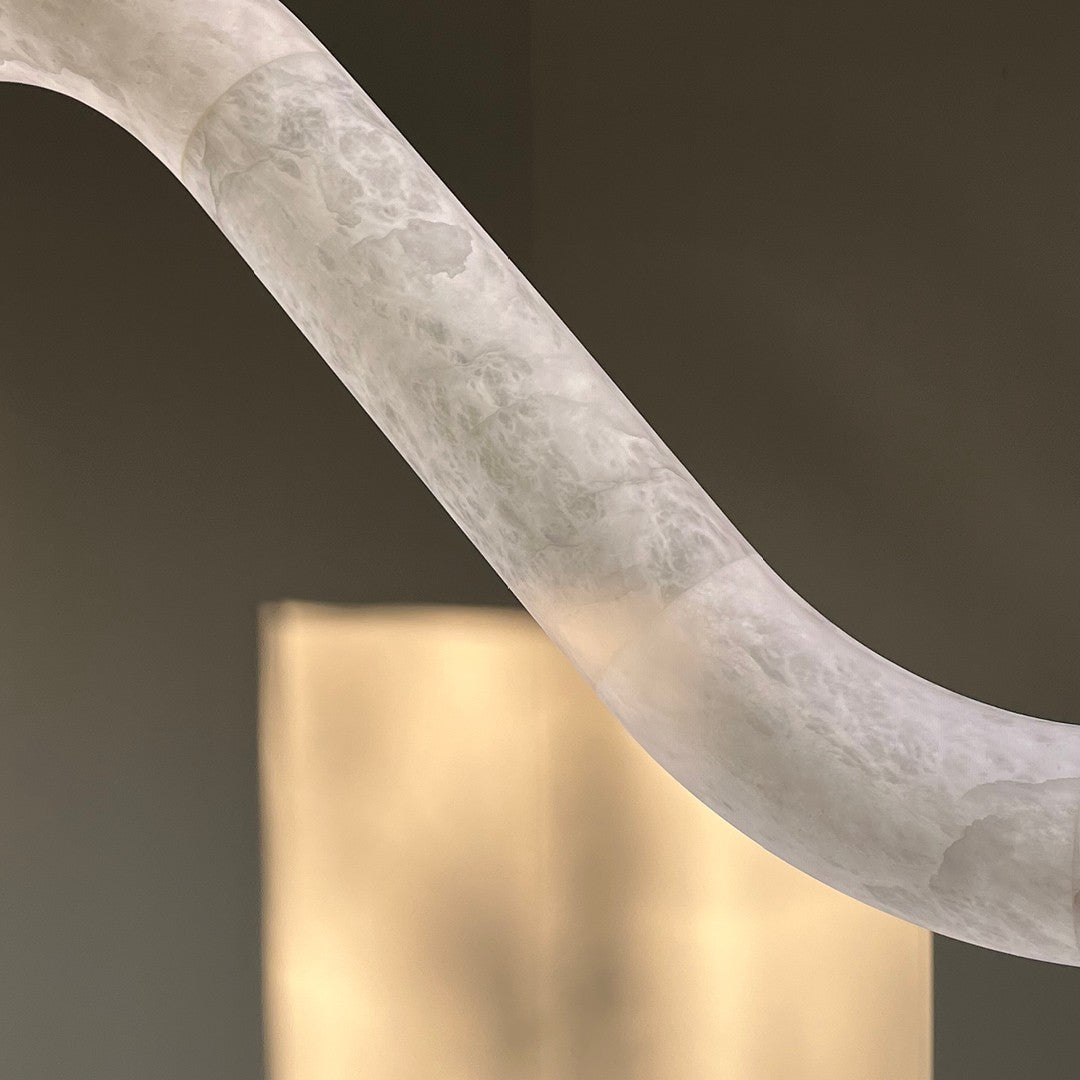 Luste Lampe Suspendue À Boucle Fermée en Albâtre - Neutralighting