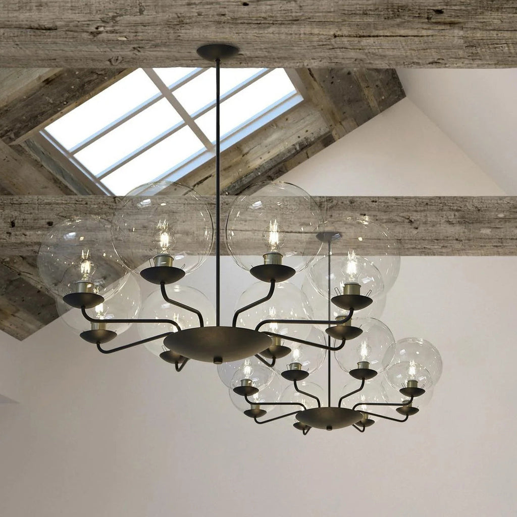 Calaeor Lustre Verre Métal Élégance Premium - Neutralighting
