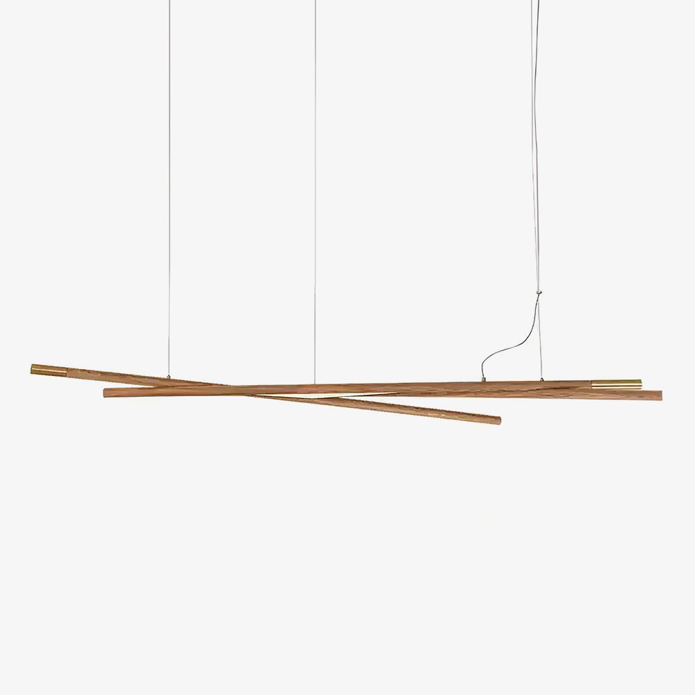 Aurora Lustre Bois Linéaire LED - Neutralighting