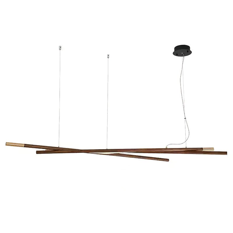 Aurora Lustre Bois Linéaire LED - Neutralighting