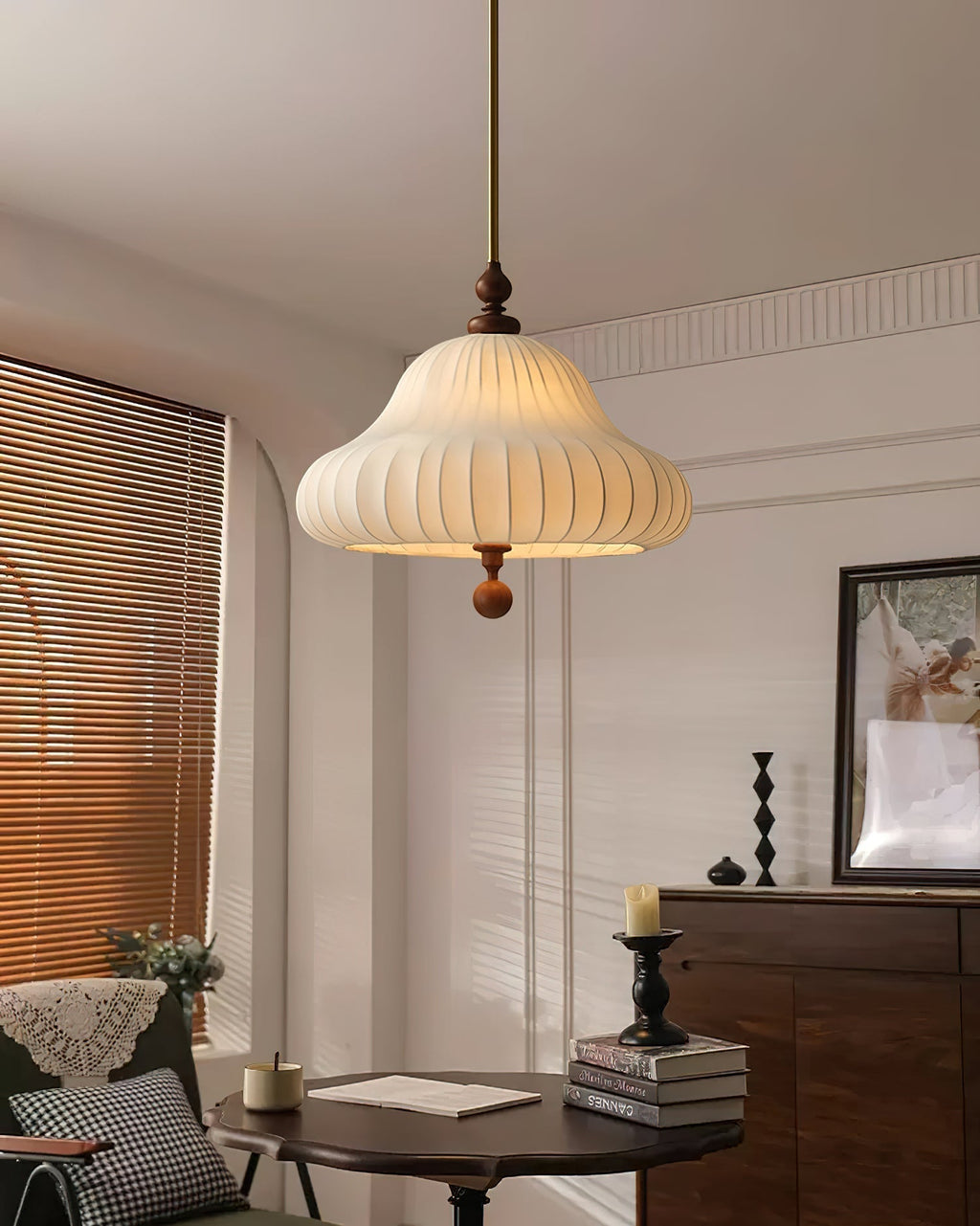 Solara Suspension Luminaires Forme Fleur Épanouie Laiton - Neutralighting
