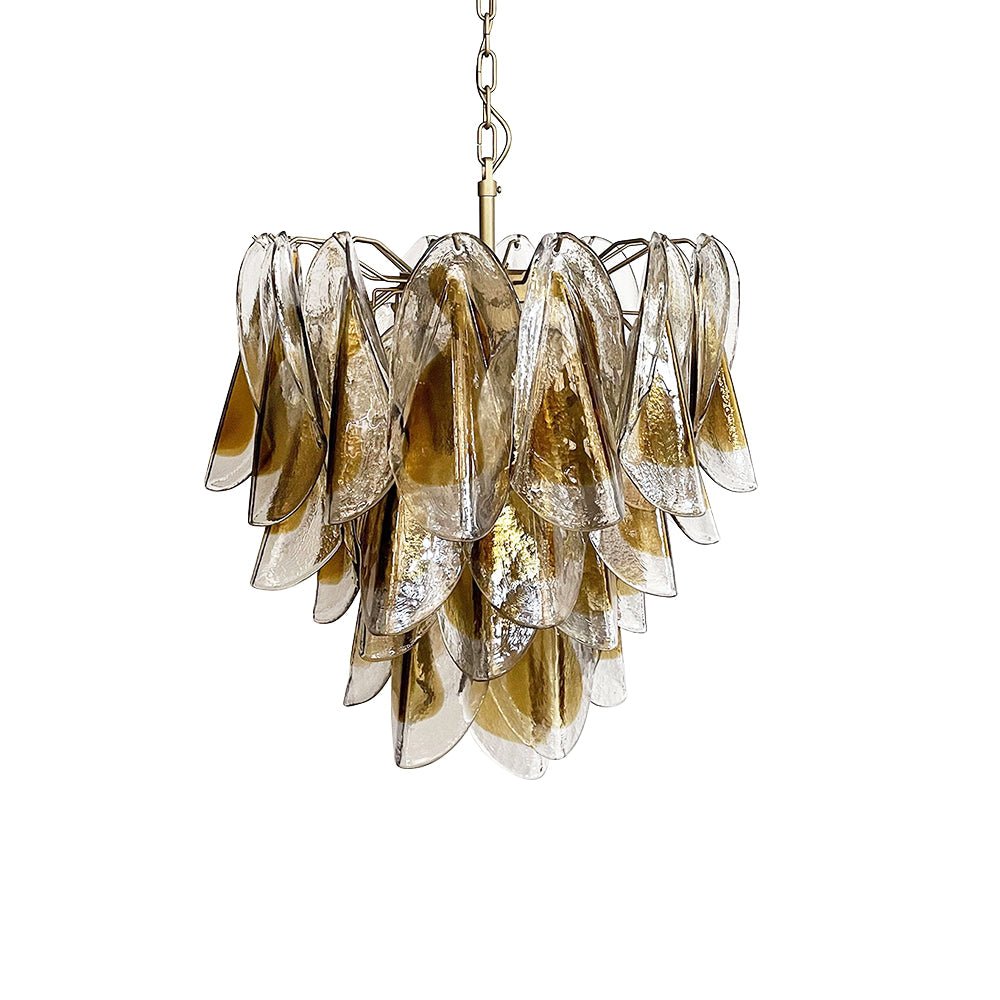 Aurora Lustre Isabella en Pétales Dorés Superposés - Neutralighting