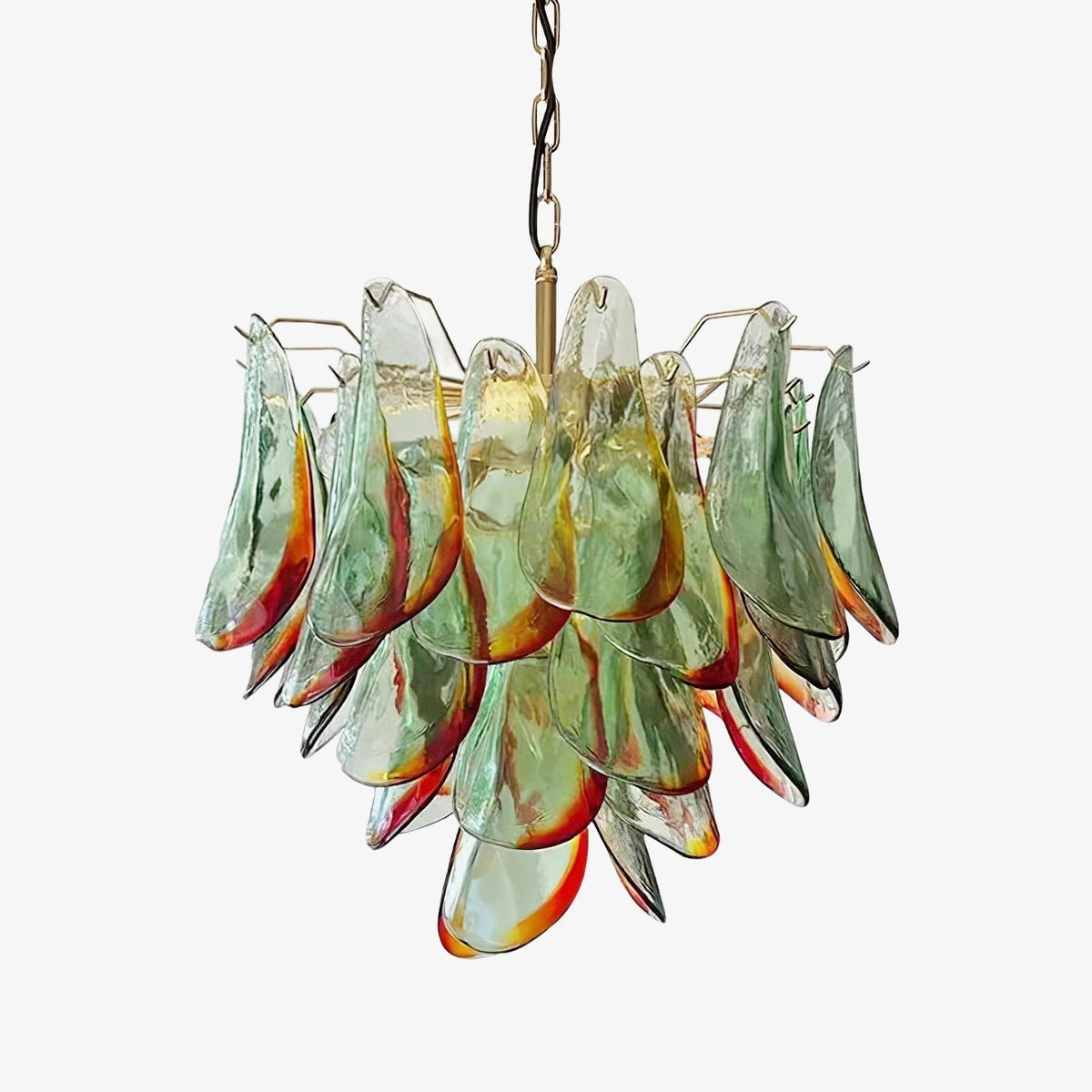 Aurora Lustre en Verre Murano Pétale Élégant - Neutralighting