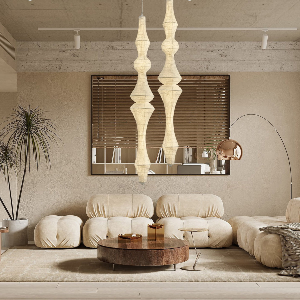 Zonoria Suspension en Soie Artisanale - Neutralighting