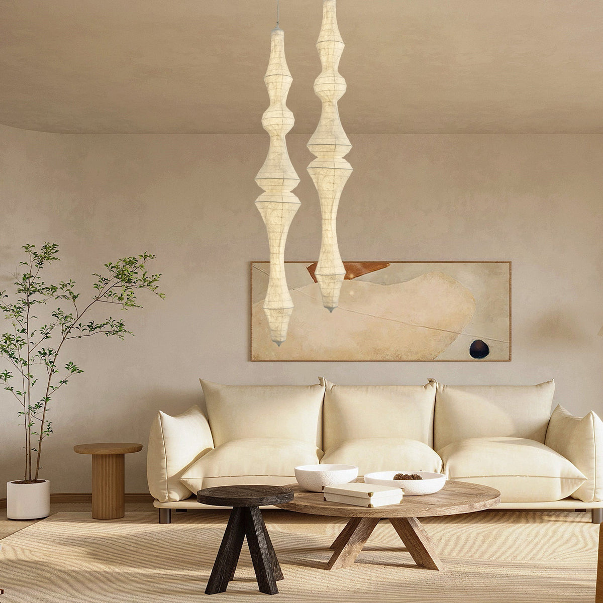 Zonoria Suspension en Soie Artisanale - Neutralighting