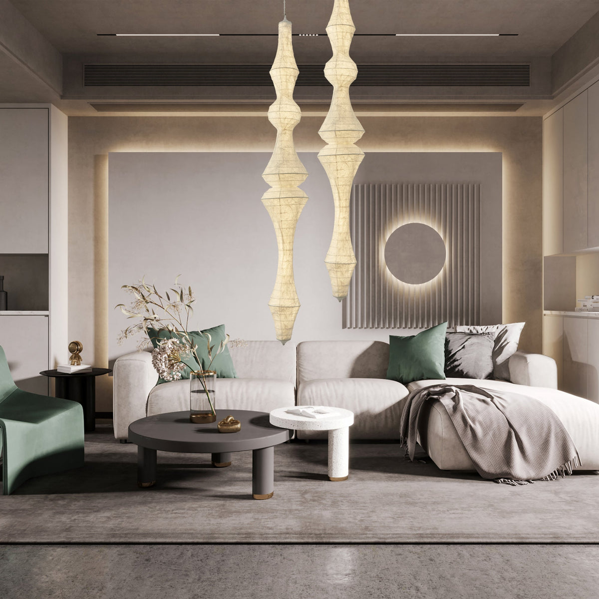 Zonoria Suspension en Soie Artisanale - Neutralighting