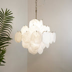 Aurora Lustre en Verre de Murano Blanc - Neutralighting