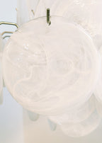 Aurora Lustre en Verre de Murano Blanc - Neutralighting