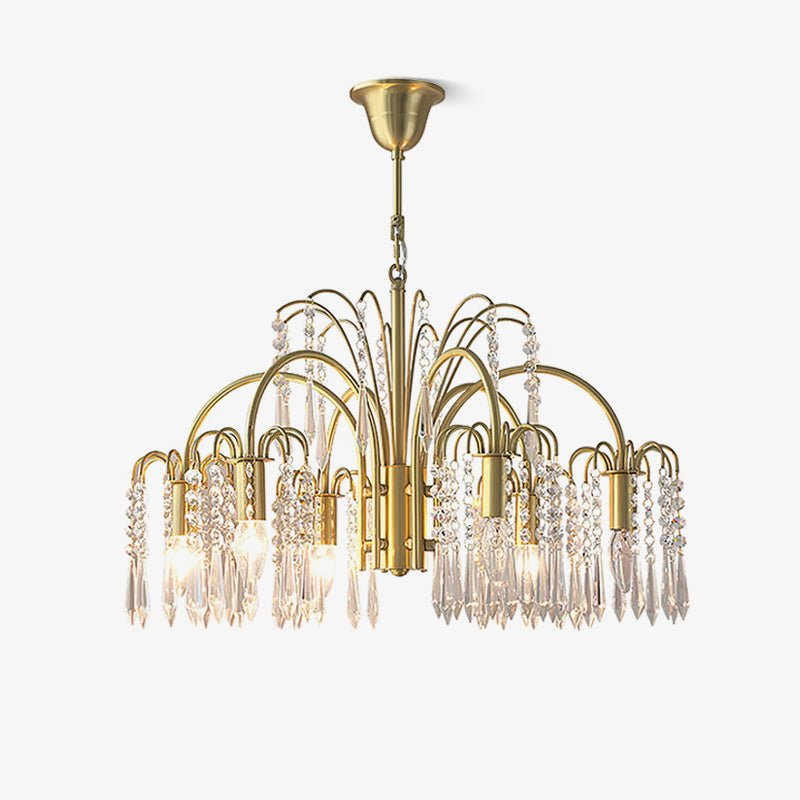 Lustra Chandelier Or Cristal Isla Dawn Regal - Neutralighting