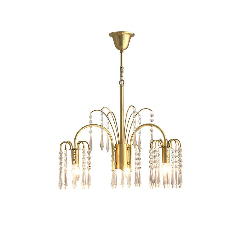 Lustra Chandelier Or Cristal Isla Dawn Regal - Neutralighting