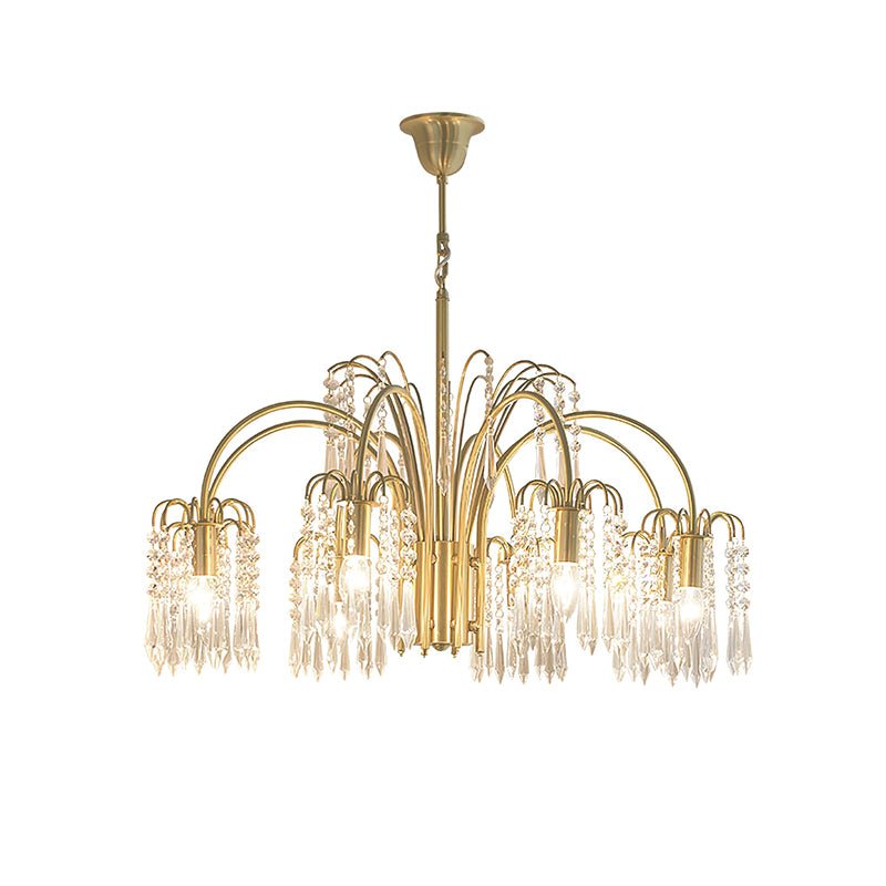 Lustra Chandelier Or Cristal Isla Dawn Regal - Neutralighting